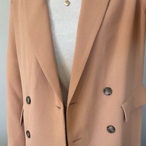 Aritzia Wilfred Cherrelle Blazer in Peach XXS